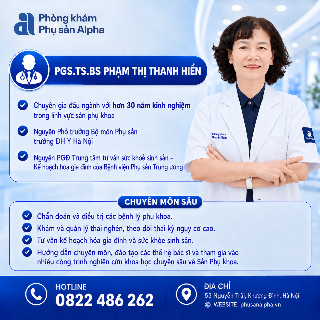 PGS.TS.BS Phạm Thị Thanh Hiền