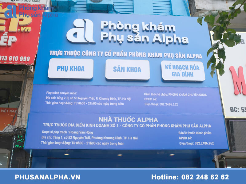 Liên hệ đặt lịch khám sản phụ khoa tại Phòng khám Phụ Sản Alpha