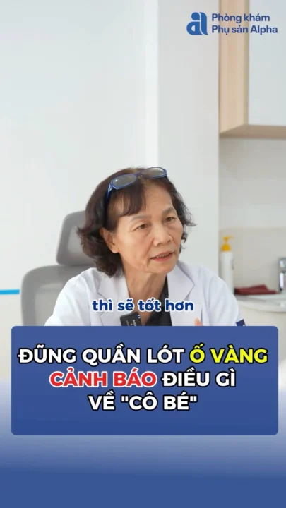 Đũng quần lót ố vàng - có phải dấu hiệu viêm phụ khoa