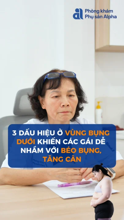 3 dấu hiệu ở vùng bụng dưới khiến các gái dễ nhầm với béo bụng, tăng cân!