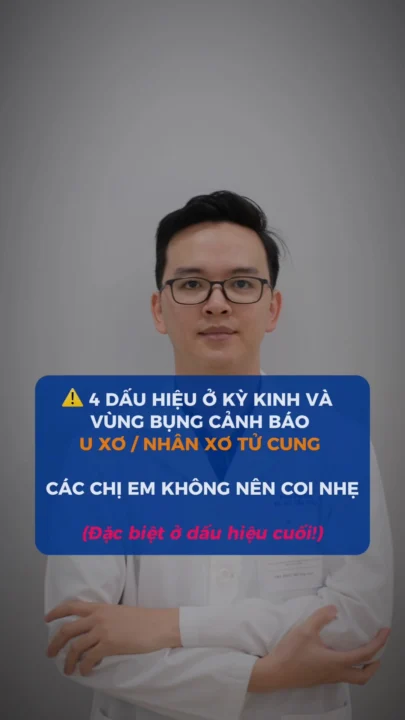 4 dấu hiệu ở kỳ kinh và vùng bụng cảnh báo u xơ / nhân xơ tử cung các chị em tuyệt đối không nên…